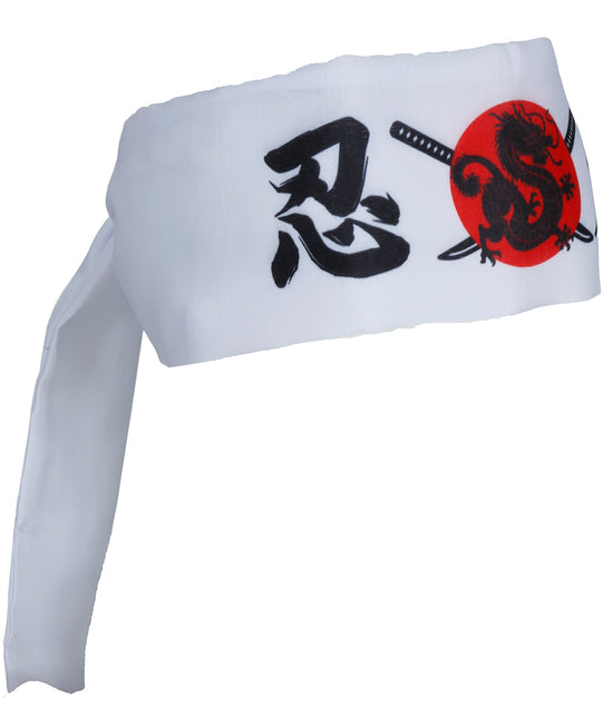 Karate otsanauha valkoinen punainen