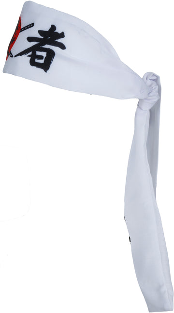 Karate otsanauha valkoinen punainen