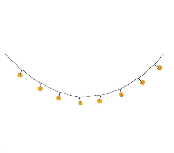 Halloween Light Garland LED kurpitsat 1.55m