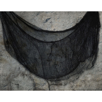 Halloween verho musta kangas 2.28m