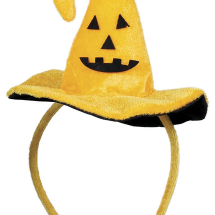 Oranssi Halloween hiusnauha noita hattu