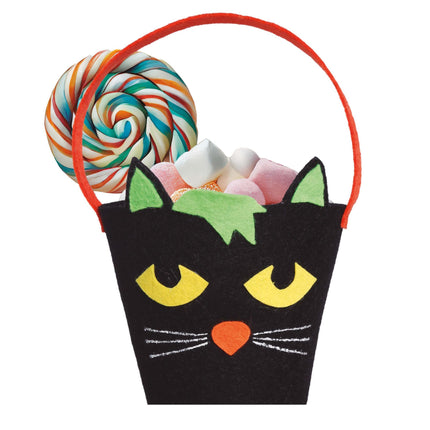 Halloween karkki ämpäri kissa 20cm