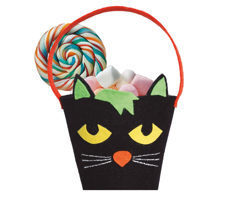 Halloween karkki ämpäri kissa 20cm