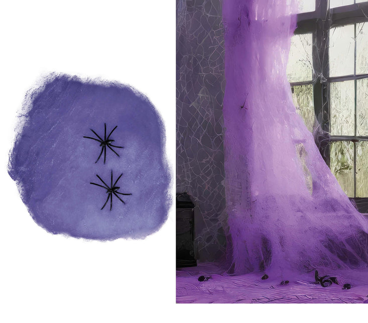 Violetti hämähäkinseitti 60g