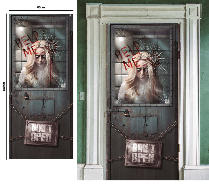 Halloween ovi juliste psykiatrinen 120cm x 79cm