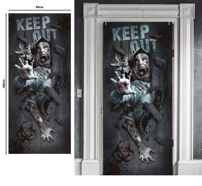 Halloween ovi juliste Zombie 180cm x 80cm