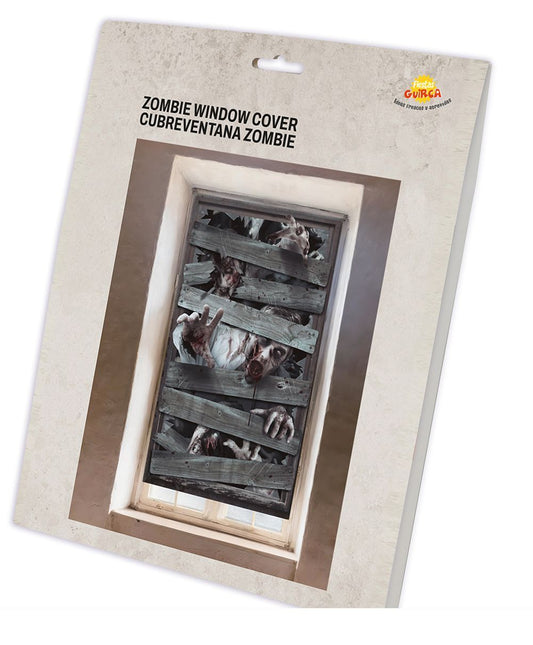 Halloween ikkuna sisustus Zombies
