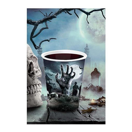 Halloween hautausmaan kupit 240ml 6kpl 6kpl