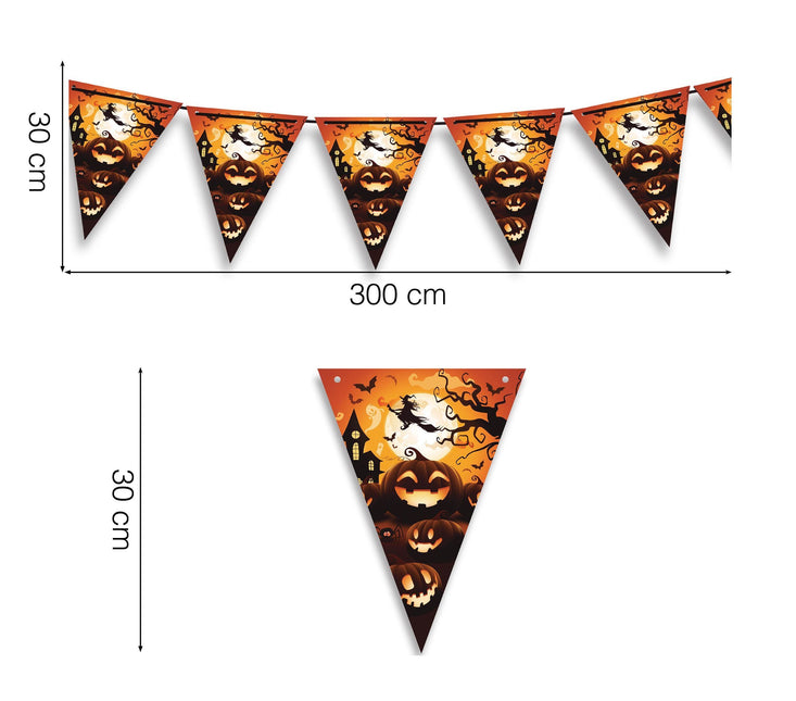 Halloween Garland kurpitsat 3m