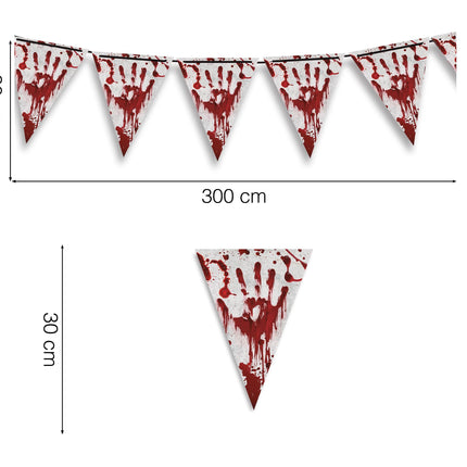 Halloween Garland Blood 3m
