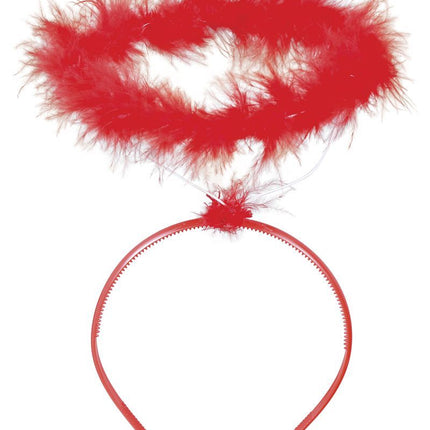 Punainen hiusnauha enkeli