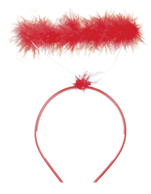 Punainen hiusnauha enkeli