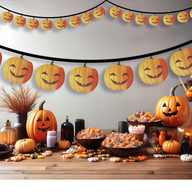 Halloween Garland kurpitsa 3m