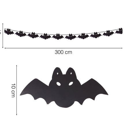 Halloween Garland lepakko 3m