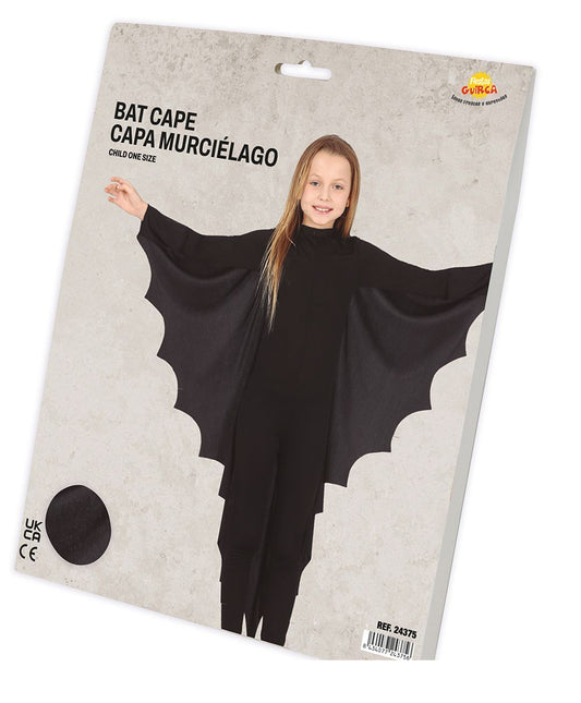 Musta Halloween puku Bat lapsi