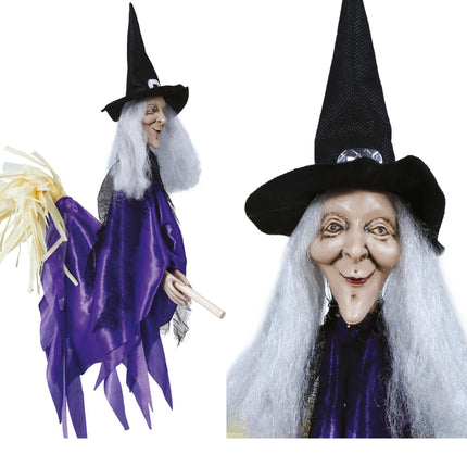 Halloween nukke noita 60cm