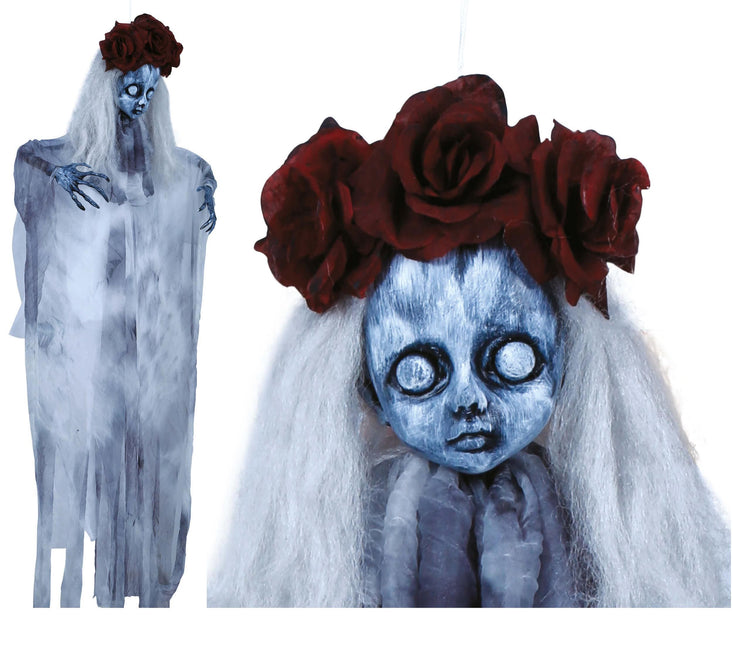 Halloween-nukke Ghost Girl 1m