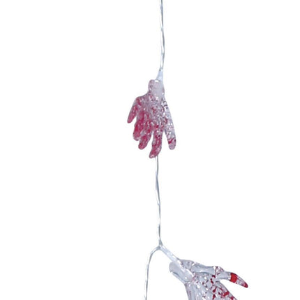 Halloween Light Garland LED luuranko käsi 1.15m