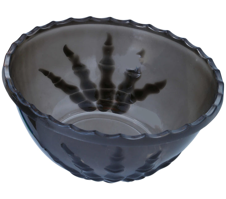 Musta Halloween pöydän koristelu luuranko käsi kulho