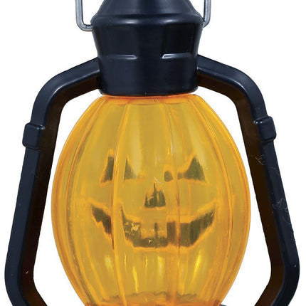 Halloween pöydän koriste kurpitsa lyhty 10cm