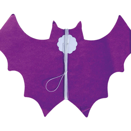Halloween Garland violetti lepakot 3m