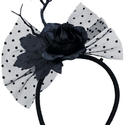 Päänauha Kukka ja huntu