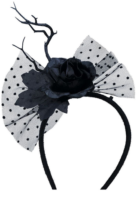 Päänauha Kukka ja huntu