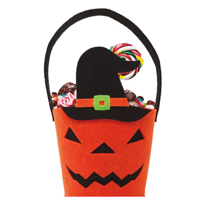 Halloween kori kurpitsa noita hattu 25cm