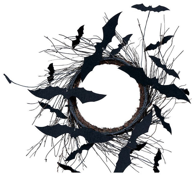 Halloween kruunu lepakot 30cm