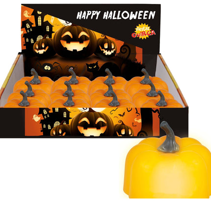 Halloween pöytä koristelu kurpitsa valo