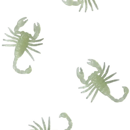 Pöydän koriste skorpionit hehkuvat pimeässä 6cm 8kpl