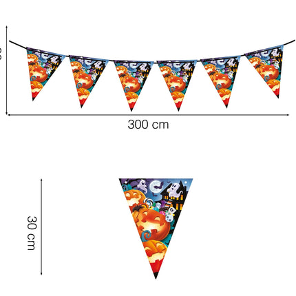 Halloween Garland kurpitsat 3m