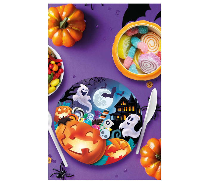 Halloween lautaset Kurpitsat 23cm