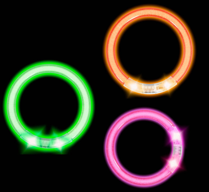 Värillinen rannekoru Glow In The Dark 8cm 4kpl