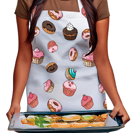 Värillinen esiliina Cupcakes