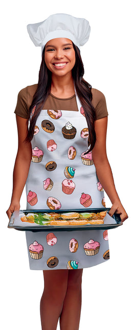 Värillinen esiliina Cupcakes