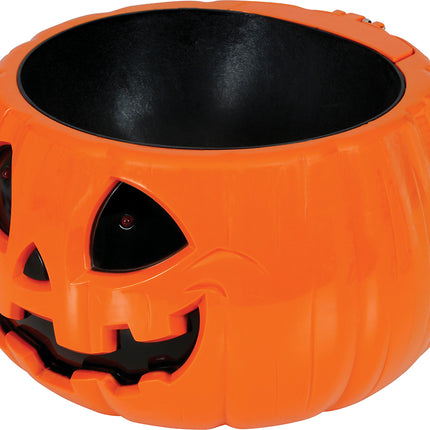 Halloween Bowl Kurpitsa valo, ääni ja liike 15cm