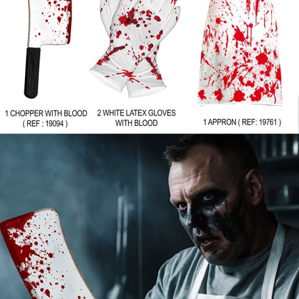 Halloween tarvikesarja 3 kpl