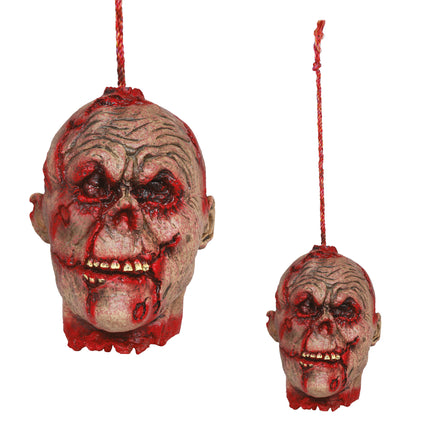 Halloween Hoofd Zombie 38cm