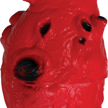 Rood Nep Hart Latex 15cm