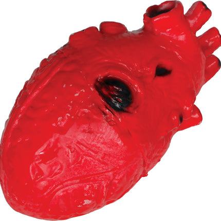 Rood Nep Hart Latex 15cm