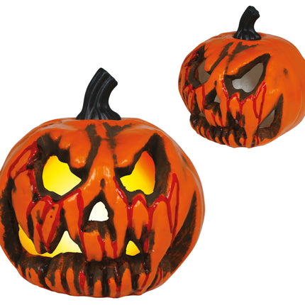 Halloween-kurpitsa, oranssi kauhu, 20 cm