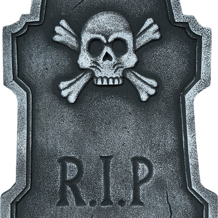 Halloween-hautakivi, harmaa, Rip, 55 cm
