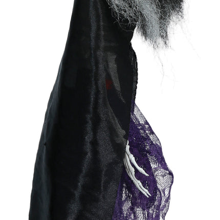 Halloween Skelet Heks Jurk 47cm