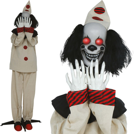 Halloween-pop-pelottelupelle, jossa on valo, ääni ja liike, 1,85 m