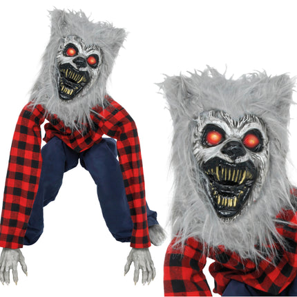 Halloween Pop Weerwolf Met Licht, Geluid En Beweging 90cm