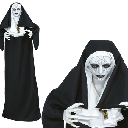 Halloween-pop-kammottava nainen, jossa on valoa, ääntä ja liikettä, 1,5 m
