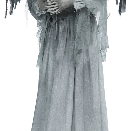 Halloween-pop-figuuri ”Dark Angel”, valoilla, äänillä ja liikkeillä, 1,7 m