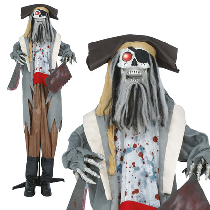 Halloween Pop Piraat Met Licht, Geluid En Beweging 1,8m