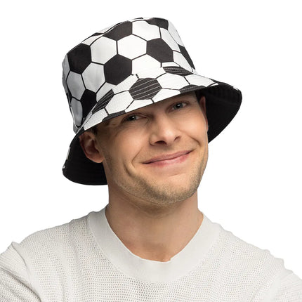 Jalkapallo-bucket-hattu